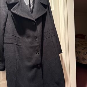 Anne Klein single breasted walker coat